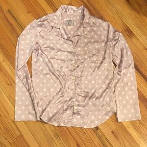 Victoria’s Secret Polka Dot Lavender Pajamas Med
